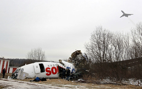 Обнаружили третий бортовой самописец аварийно севшего Ту-154