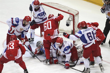 Россияне разгромили датчан на чемпионате мира по хоккею