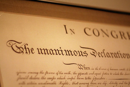 В Лондоне нашли редкую копию декларации независимости США