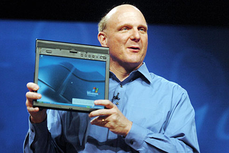 Microsoft презентовала сенсорный компьютер-планшет