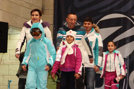 Шишигина вышла на дефиле спортивной одежды Азиады-2011