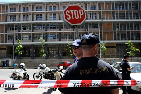 Греческая полиция эвакуировала здание министерства финансов