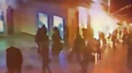 ВИДЕО: В интернет выложили запись с моментом взрыва в "Домодедово"