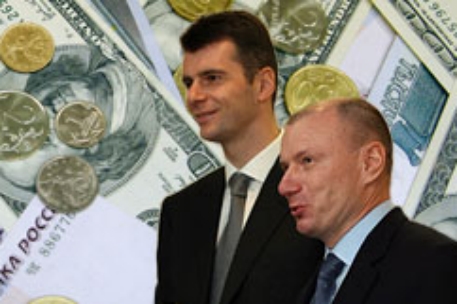 Потанин и Прохоров не уступят друг другу "Открытые инвестиции"