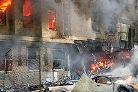 В Донецке взорвался пиротехнический завод 