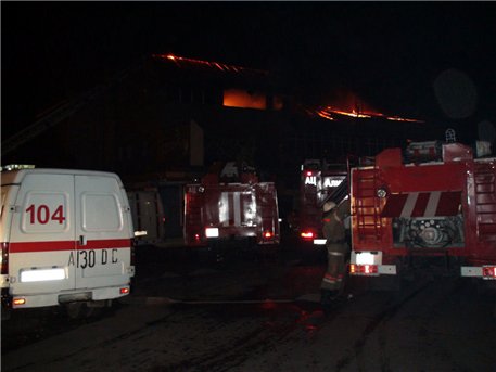 ВИДЕО: В результате пожара в ресторане "Турандот" пострадал один человек