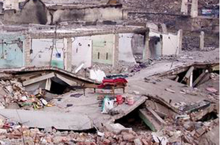 Землетрясение в Таджикистане разрушило десятки домов