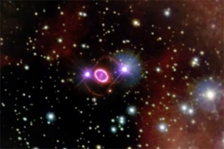 Астрономы рассмотрели взрыв звезды в 3D-формате