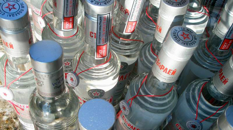 В Петропавловске обнаружен цех по производству поддельной водки