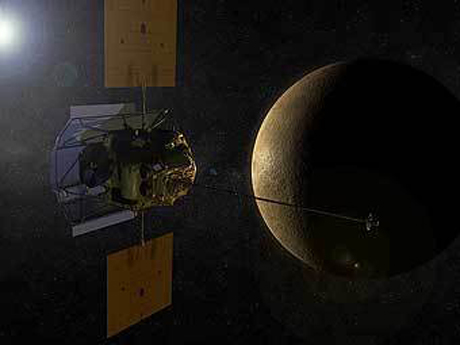 Впервые в истории "Мессенджер" вышел на орбиту Меркурия