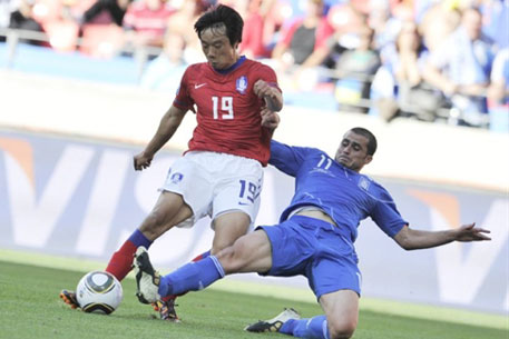 Южная Корея обыграла Грецию на ЧМ-2010