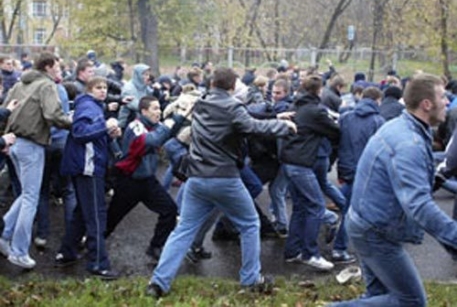 Жители Ставрополя устроили массовую драку