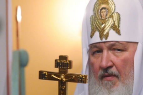 Патриарх Кирилл провел молебен на станции "Лубянка" 