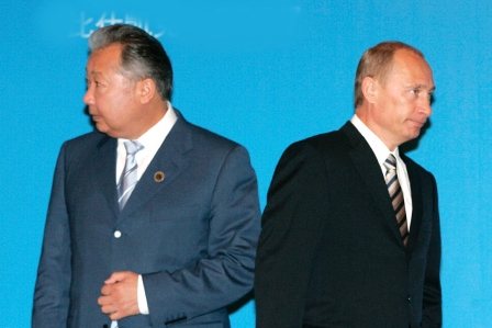 Путин поговорил с Бакиевым и вице-премьером Киргизии