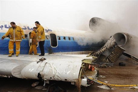 Аварийно севший в Иране Ту-154 принадлежал "Когалымавиа"