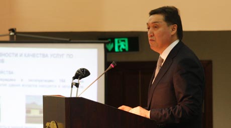 Мамин отчитался о работе "Казахстан темир жолы" в 2010 году