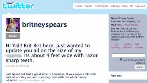Бритни Спирс поставила рекорд на Twitter