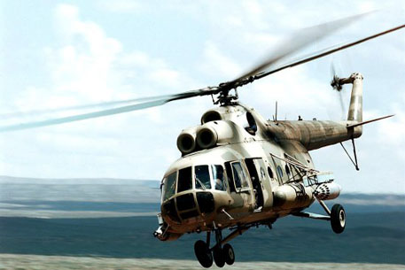 В Чечне боевики обстреляли военный вертолет