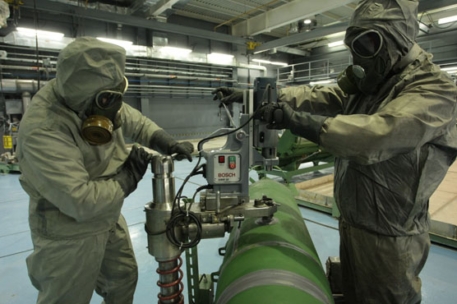 Россия провела третий этап по уничтожению химического оружия