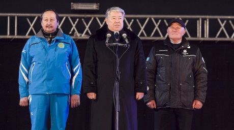 ФОТО: В Алматы на катке "Медеу" чествовали призеров Азиады