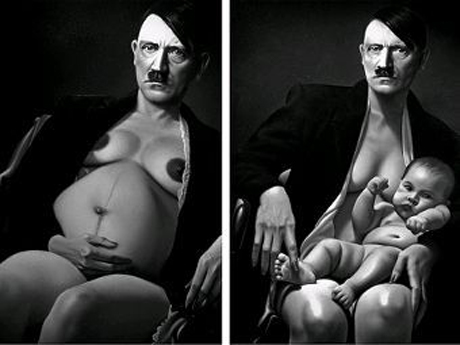 Художник из Индонезии нарисовал беременного Гитлера