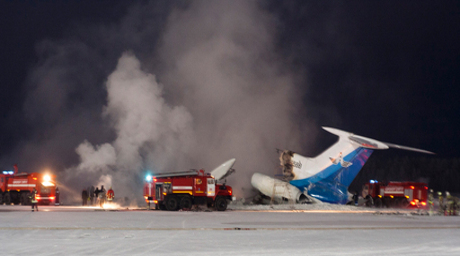 МАК опроверг версию о пожаре в двигателе Ту-154Б в Сургуте 