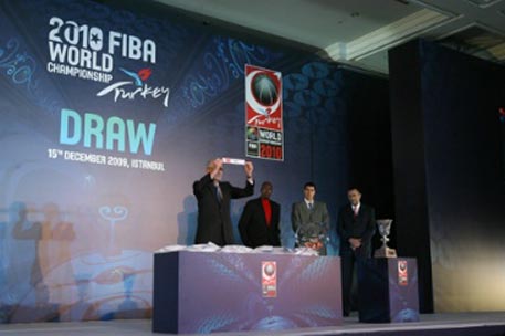 В Стамбуле состоялась жеребьевка ЧМ-2010 по баскетболу