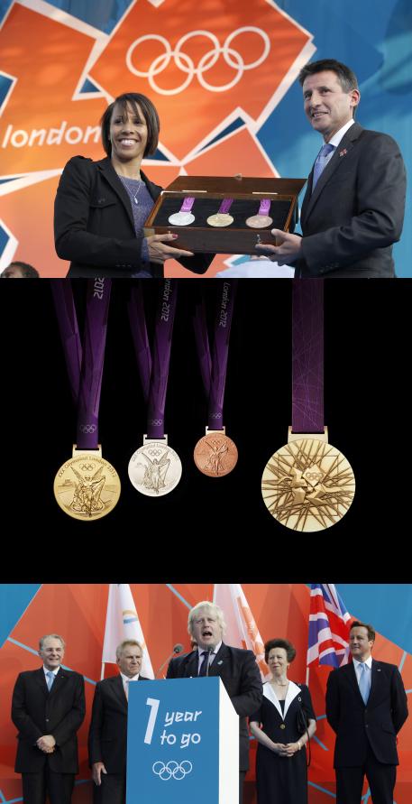 ФОТО: В Лондоне состоялась презентация олимпийских медалей