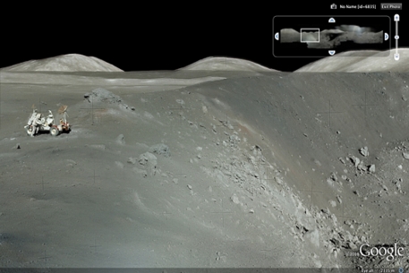 Google Earth запустила трехмерный атлас Луны