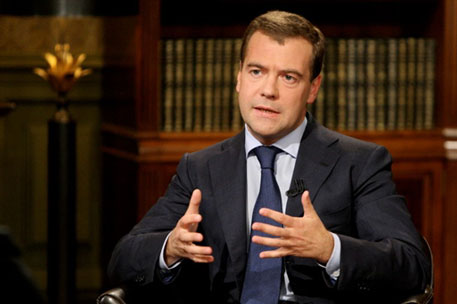 Медведев даст интервью из телецентра "Останкино"