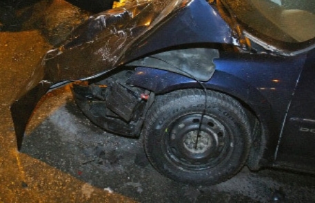 Под Читой автомобиль с пассажирами упал в обрыв 