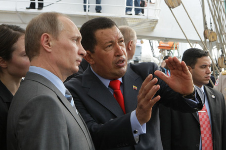 Путин и Чавес решили вместе бороться с экономическими кризисами
