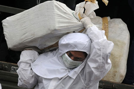 Полиция Гондураса перехватила в океане 3,2 тонны кокаина