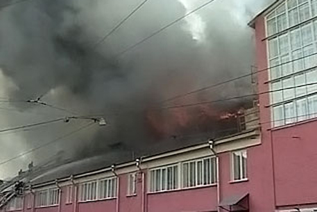 СКП возбудил дело по факту пожара в центре Грабаря