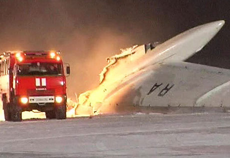 Найдены бортовые самописцы сгоревшего в Сургуте Ту-154