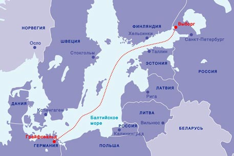 "Газпром" начал строительство "Северного потока"