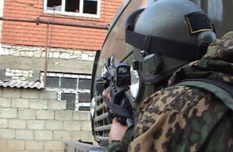 В дагестанском селе блокировали боевиков