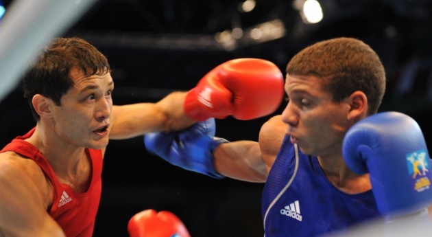 ФОТОРЕПОРТАЖ: Полуфинальные бои ЧМ по боксу в Алматы