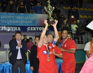 Фото с финала Кубка Казахстана по футзалу