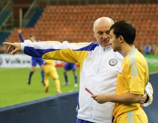 Фото с матча Кубка Содружества Казахстан - Санкт-Петербург (3:0)