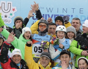 Фото с главных побед Казахстана во второй медальный день Универсиады-2017