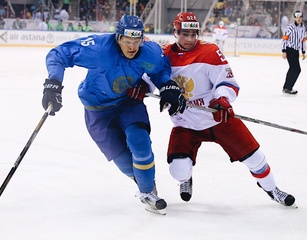Фото с финального матча Универсиады-2017 Казахстан - Россия