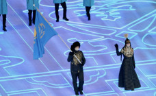 Фото казахстанской сборной на открытии Олимпийских игр в Пекине