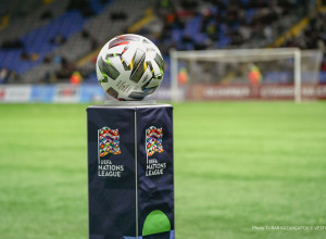 Фоторепортаж: как Казахстан выиграл матч с Молдовой и сохранил место в Лиге наций