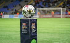 Фоторепортаж: как Казахстан выиграл матч с Молдовой и сохранил место в Лиге наций