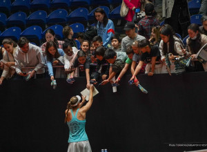 Фоторепортаж: Путинцева и Рыбакина выиграли первые матчи Кубка Билли Джин Кинг против Германии