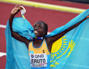 Нора Джеруто - первая в истории легкой атлетики чемпионка мира из Казахстана (ФОТО) ?>