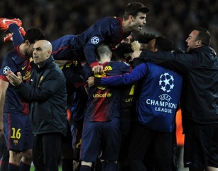 Как "Барселона" прошла ПСЖ на пути в полуфинал Лиги чемпионов в картинках