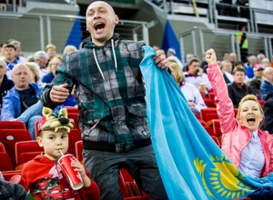 Репортаж с матча чемпионата мира между Казахстаном и Японией