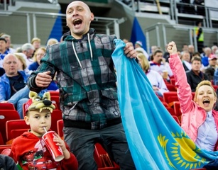 Репортаж с матча чемпионата мира между Казахстаном и Японией